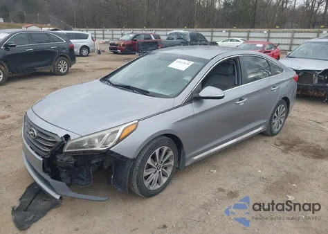 2016 Hyundai Sonata Sport z USA, uszkodzony, nr VIN 5NPE34AFXGH304988